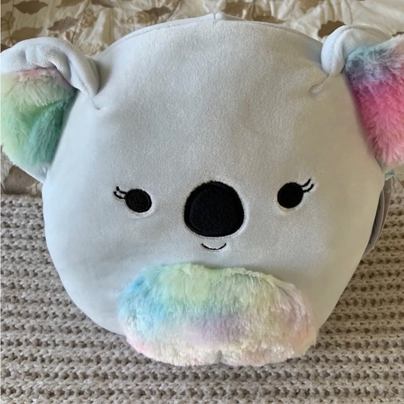 Squishmallow ‘MAURA’ RARE COLLECTABLE Koala Bear Tie Dye SQUISHMALLOW ☆NWT☆ 8" - Picture 6 of 8